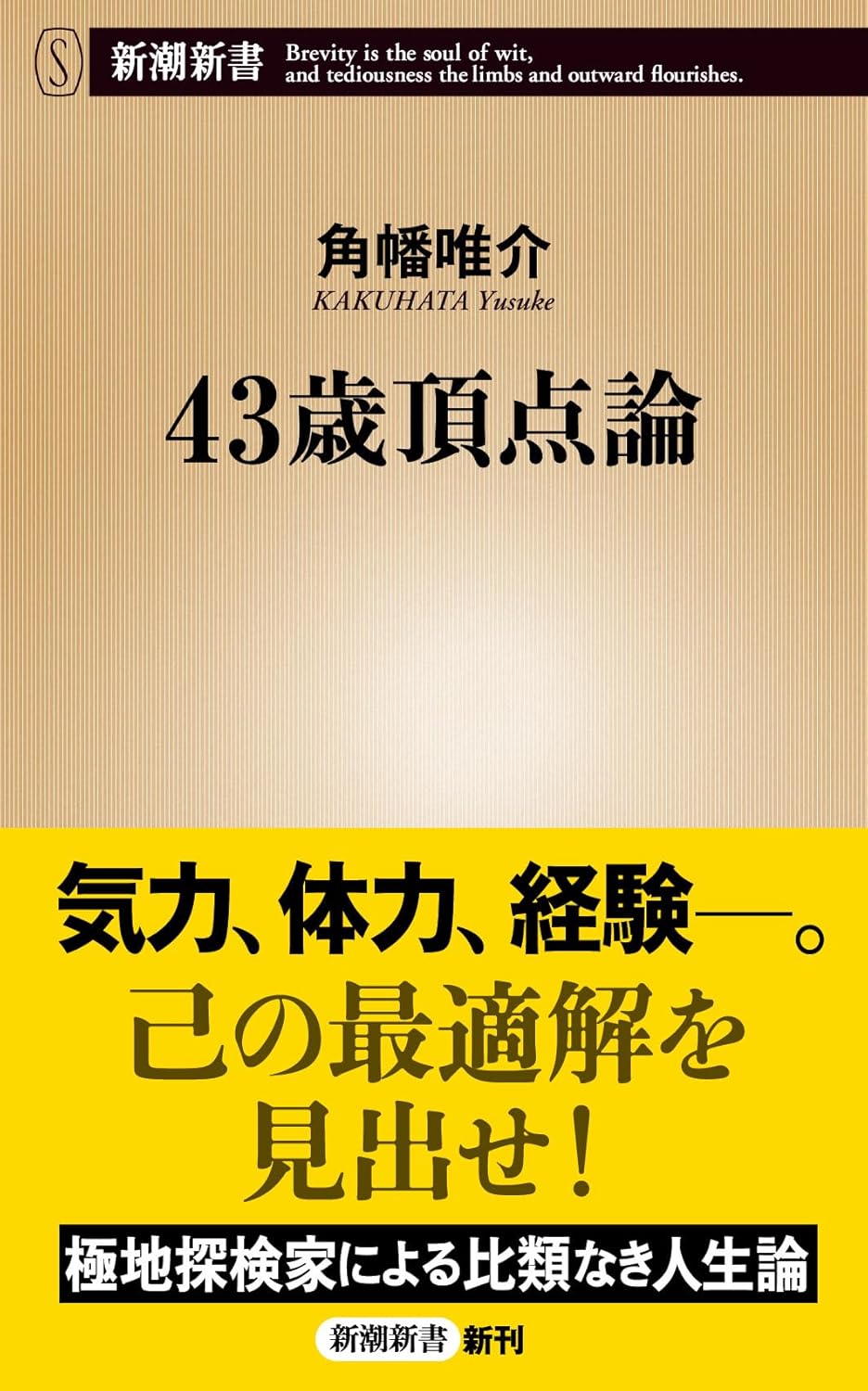 『43歳頂点論』書影