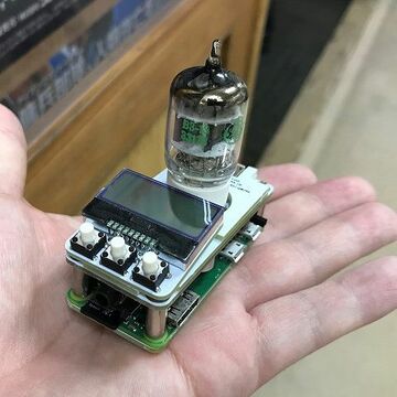 ラズパイZeroで手乗りサイズの真空管オーディオが自作できるキット