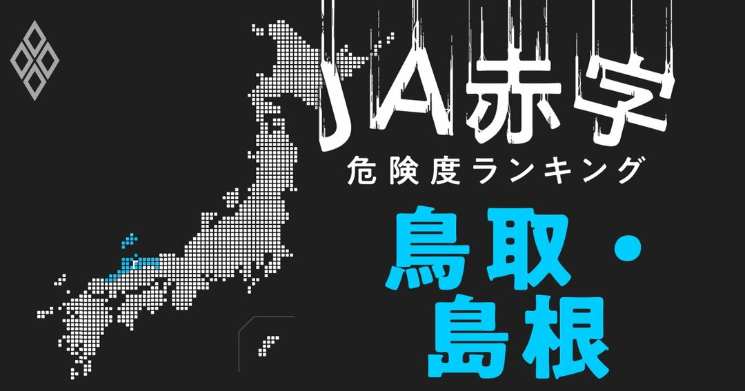 JA赤字危険度ランキング#鳥取・島根