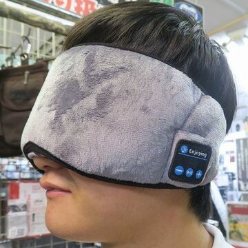 音楽を聴きながら寝落ちできるスピーカー内蔵のBluetoothアイマスク