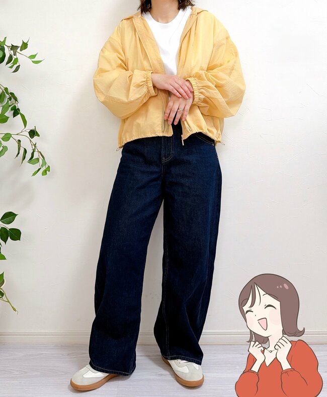 「ママ友にも褒められました！」GUの“めちゃ軽アウター”が涼しくて快適…！「シルエットが最高に可愛い」「50を過ぎてますがオシャレになれる！」
