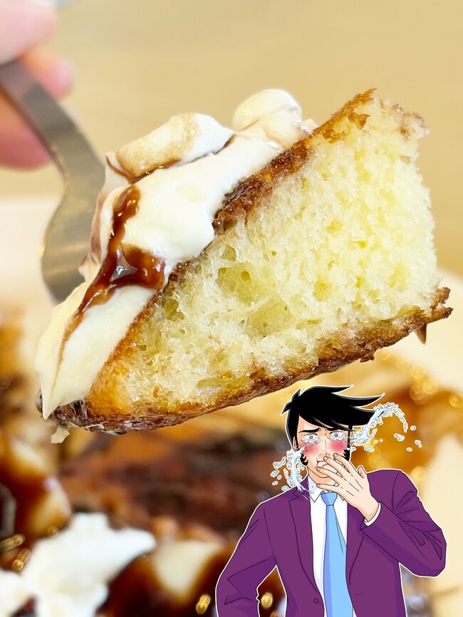 このパンケーキだけを食べにきた」ガストの“クリーム山盛りスイーツ