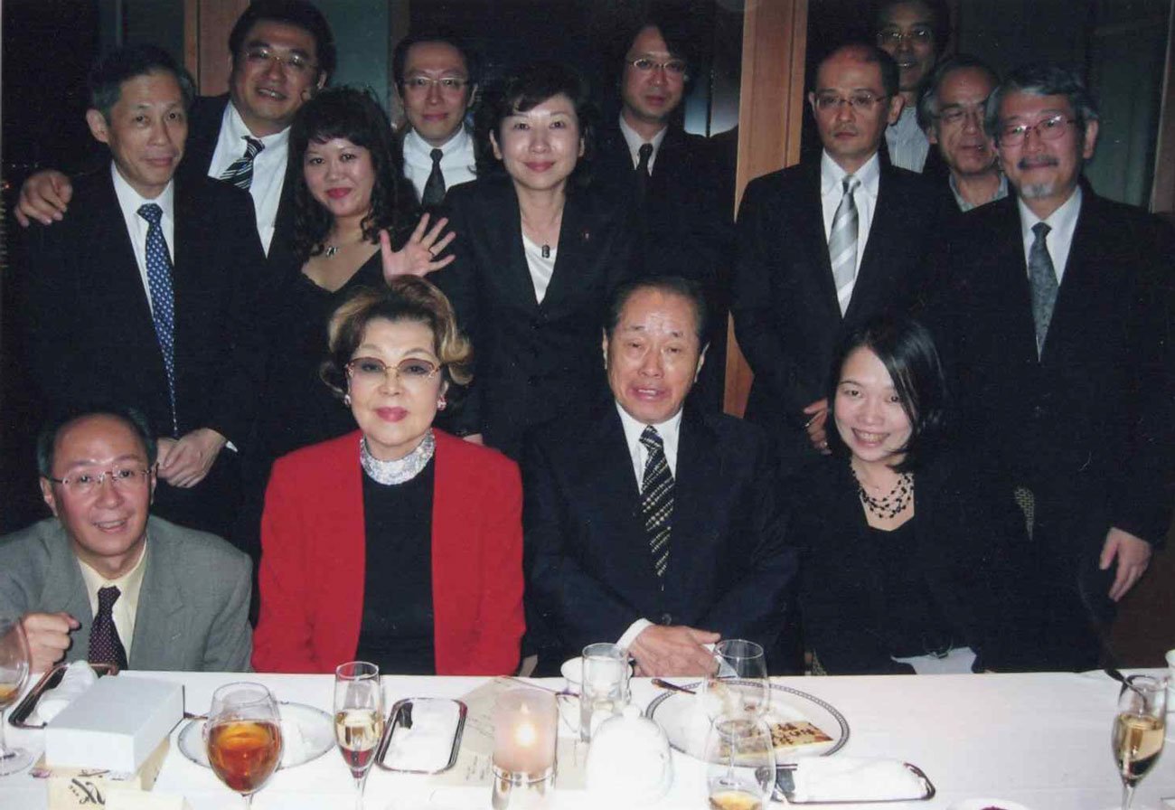 野中広務氏の誕生会のひとコマ
