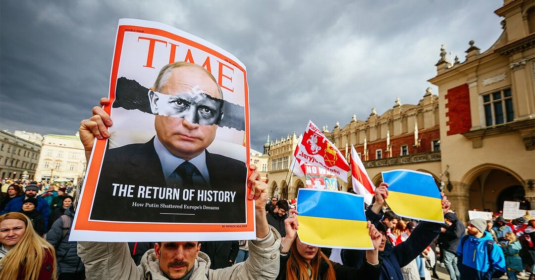 ウクライナ侵攻,反戦デモ