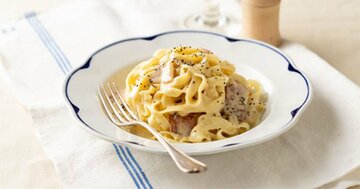 【裏ワザ料理】ねっとり美味しい! 濃厚カルボナーラの作り方