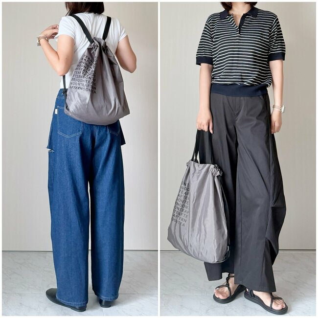 買ってから毎日持ち歩いてる！アフタヌーンティーの「ペタンコになるリュック」が画期的なデザインで感動…！《購入レビュー》