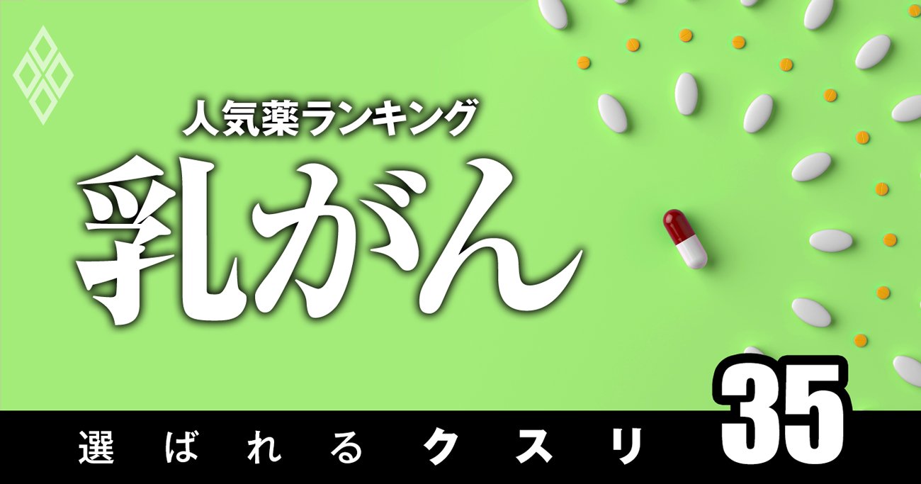 乳がんで処方患者数の多い「人気薬」ランキング！上位はホルモン療法薬、“新世代薬”で激変も