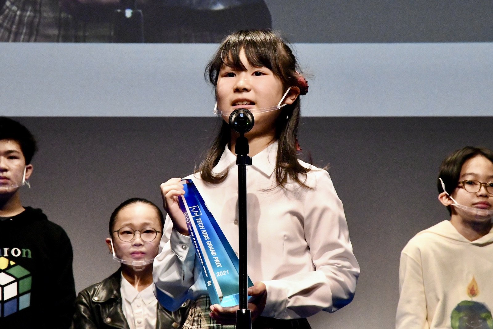 「Tech Kids Grand Prix 2020」で優勝を果たした後藤優奈さん