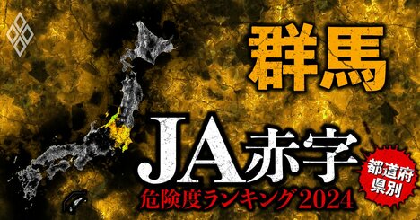 【群馬】JA赤字危険度ランキング2024、「14農協中10農協が赤字」の減益ラッシュ