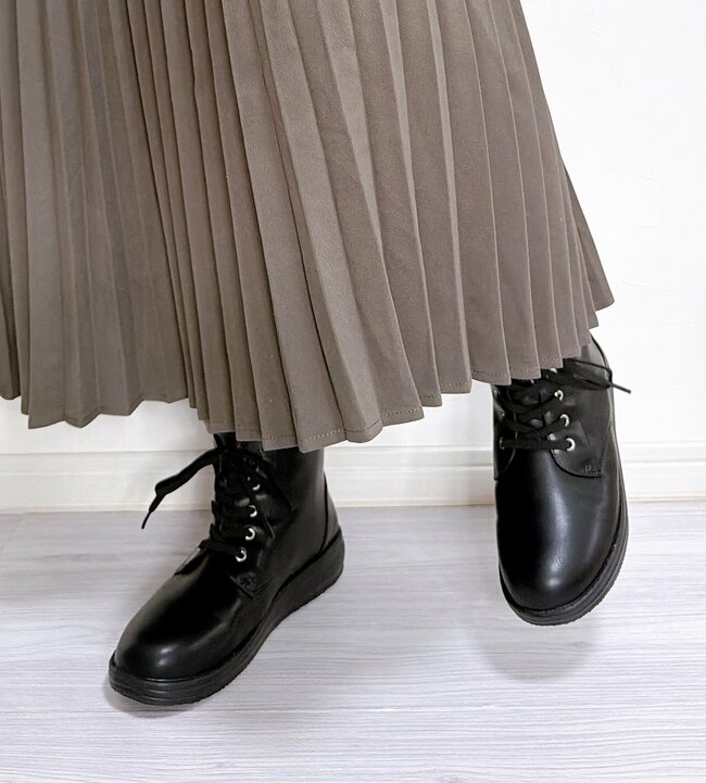 【しまむら】もう普通のブーツに戻れません！立ったまま履ける「おしゃれブーツ」軽くて柔らかくて歩きやすい！《購入レビュー》