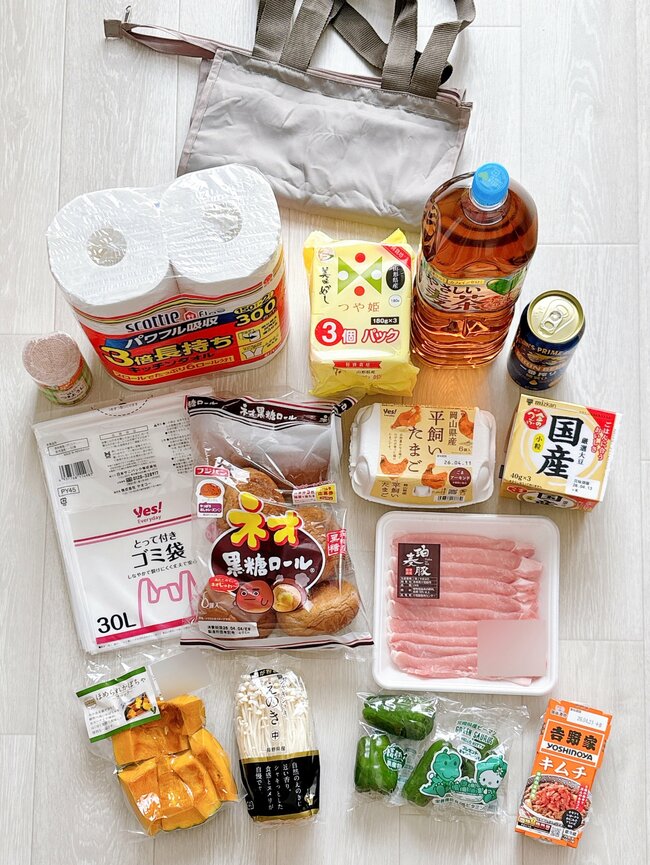 「イロチで購入しました」「必ず持ち歩いています」3COINSの“大容量エコバッグ”まとめ買いで大助かりなんです!「こういうのを待ってました!」