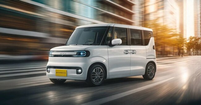 日本市場専用に開発された軽EV「BYD RACCO（ラッコ）」