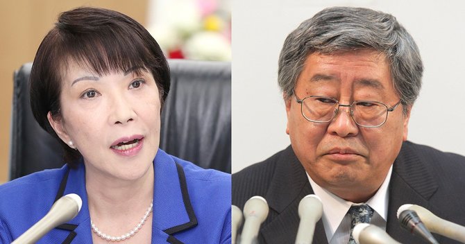 高市早苗総務相,日本郵政の鈴木康雄前上級副社長