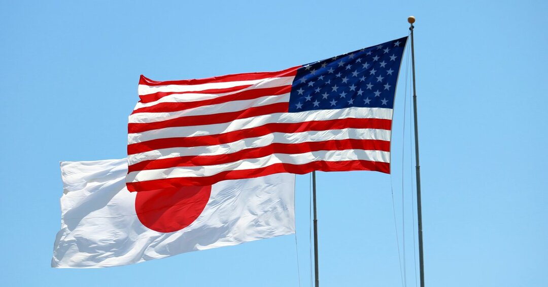 日米国旗