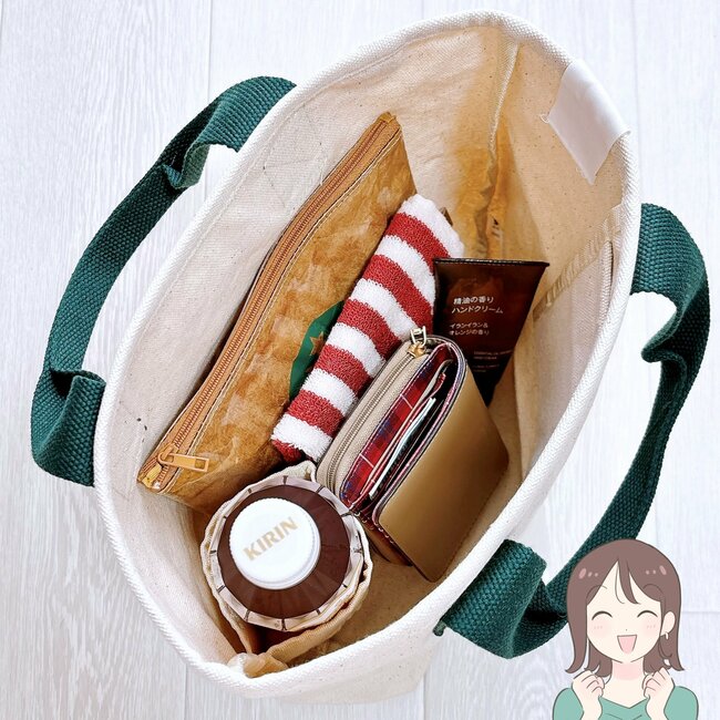 通院セットがまるっと入った!スターバックスの“紙袋みたいなポーチ”お薬が80錠も入るし、デザインが可愛すぎる!《購入レビュー》