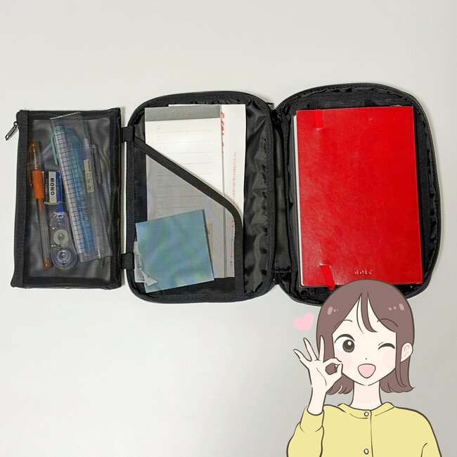 お薬や診察券がまるっと入る!無印良品の“たっぷり入る仕分けポーチ”が天才すぎる!「想像以上にかなり入る」「スッキリまとめられてなくし物ゼロ!」