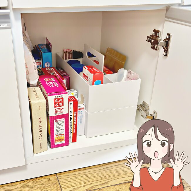 カードや診察券が90枚入った！無印良品の“天才収納ボックス”お薬手帳や処方薬をまとめて収納できます！「もっと早く購入すればよかった」「2個目を購入しました」