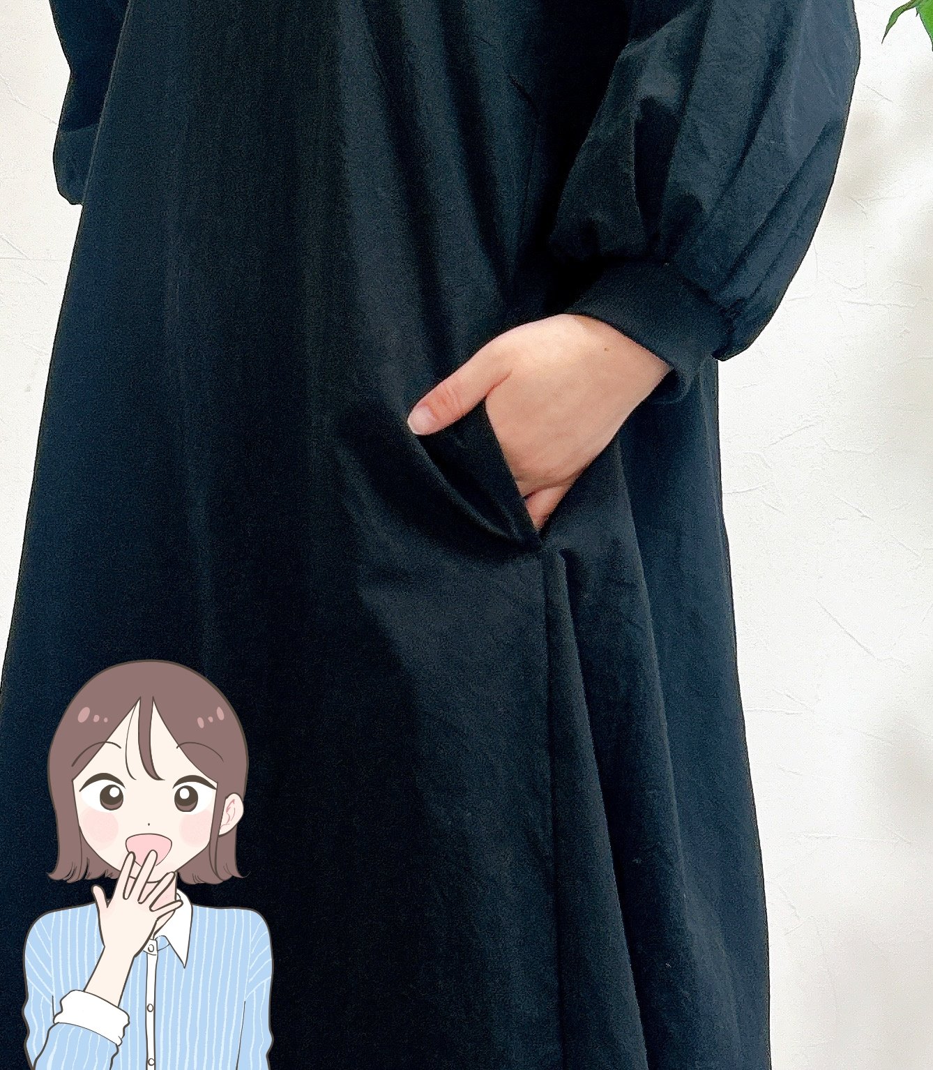 【しまむら】お客さんが次々と手に取ってく…！2420円の「楽ちんワンピース」すぽんと着るだけで大人かわいい！