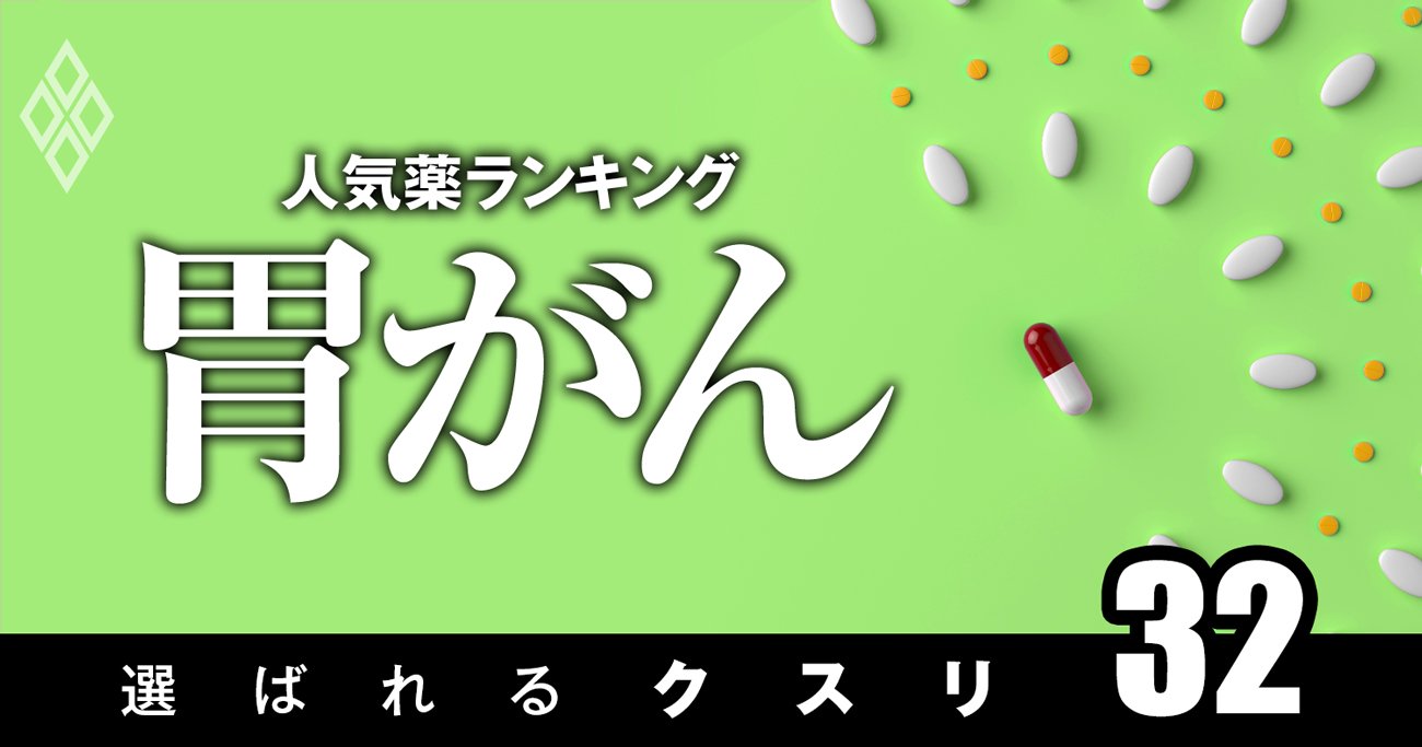 胃がんで処方患者数の多い「人気薬」ランキング！化学療法が中心も、5位に“新世代薬”