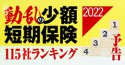 少額短期保険「保険料」ランキング2022【115社】コロナ、不祥事、再編で序列激変！