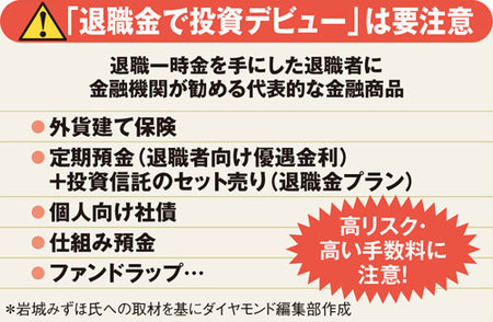 「退職金で投資デビュー」は要注意