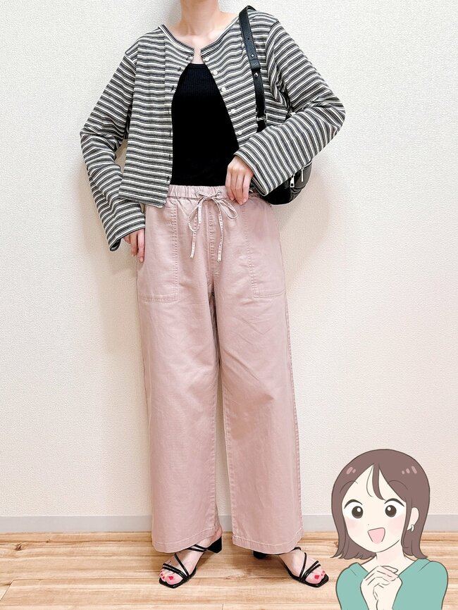 オシャレも体型カバーも両方叶う！しまむらの「美シルエットなワイドパンツ」履き心地良すぎてヘビロテ確定です！