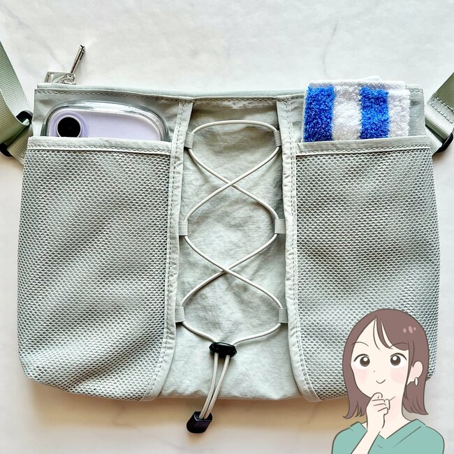 他のバッグが使えなくなった…!しまむらの“保冷できるショルダーバッグ”が便利すぎる!アイスが20分たっても溶けないし、暑さ対策もできて天才!
