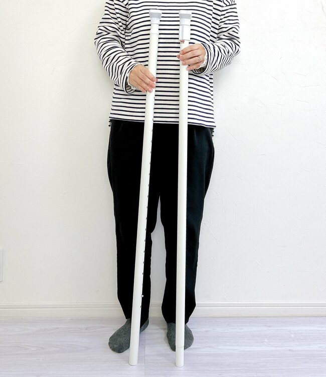 冬のアウター、ごちゃごちゃ問題が解決！ダイソーの「ホームセンターに売ってそうなポール」で部屋がスッキリ片付いた！