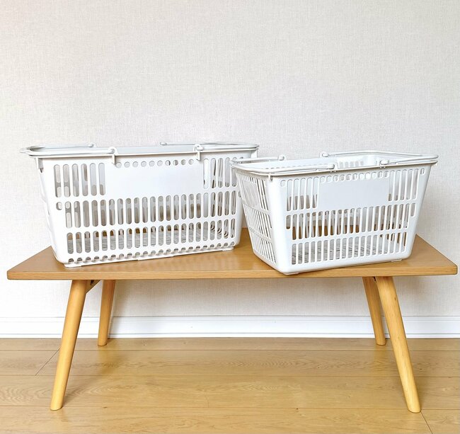 便利すぎて5個まとめ買いした…！無印良品の“スーパーみたいな買い物カゴ”もうエコバッグには戻れないわ！「母、楽になりました！」「なんでもポイポイ入れられます」《購入レビュー》
