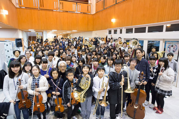 2017年3月に坂本龍一が代表・監督を務める<br />東北ユースオーケストラが東京と福島で公演