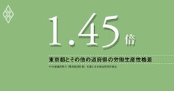 集積の経済で広がる東京と地方の生産性格差、高付加価値サービスは東京に集中