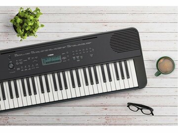 YAMAHA、電子キーボード「PSR-E360」にブラックカラー「PSR-E360B」登場