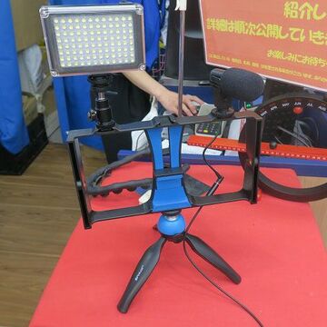 本気なスマホ用動画撮影キット！ ライト＆マイク完備のフルアーマーセット