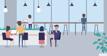 フリーアドレスが導入されたとき、頭のいい人が迷わず選ぶ座席とは？