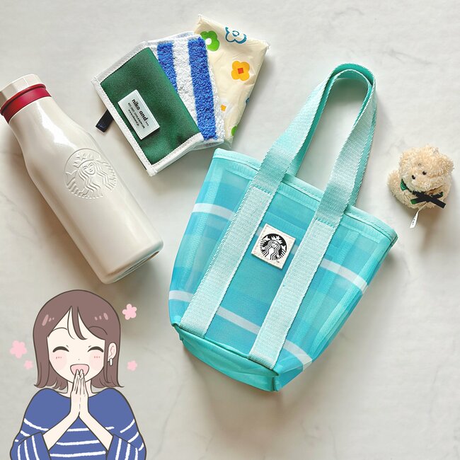 「店頭で見つけて即購入」「最高にかわいい！」スタバの“カップみたいなミニバッグ”可愛すぎて毎日使いたい！「買って良かった！」