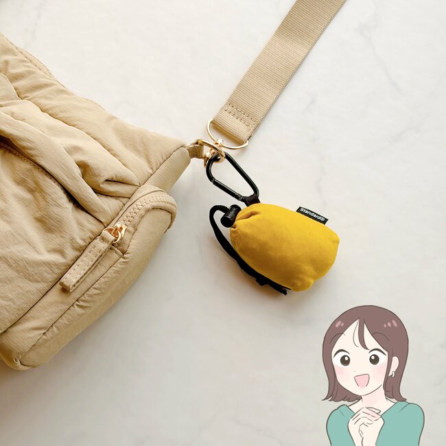 「追加で2個買った」ダイソー姉妹店の“畳まなくていいエコバッグ”が便利すぎる！「めちゃくちゃ軽い」「コンパクトでポケットにも入る」