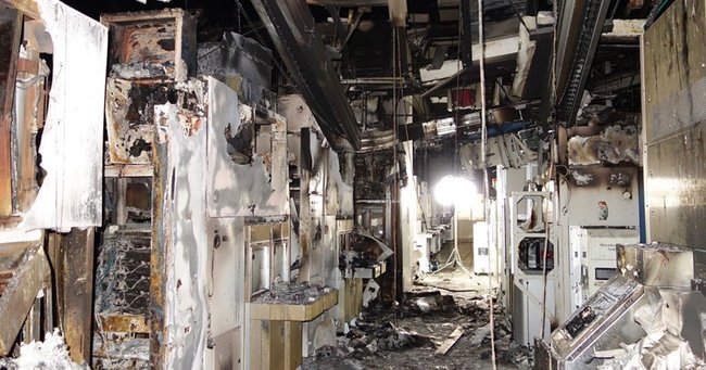 火災により、ルネサスエレクトロニクス那珂工場（茨城県）「N3棟」1階のクリーンルーム