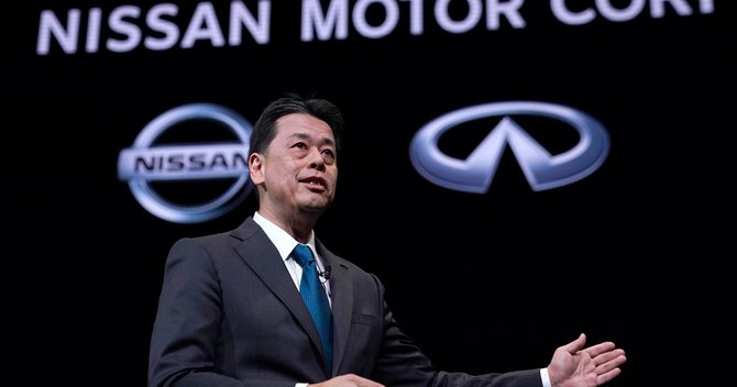 日産自動車の内田誠社長(撮影:2019年12月)
