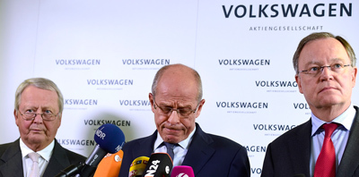 不正ディーゼルショックの独VW、<br />半年天下で首位陥落危機