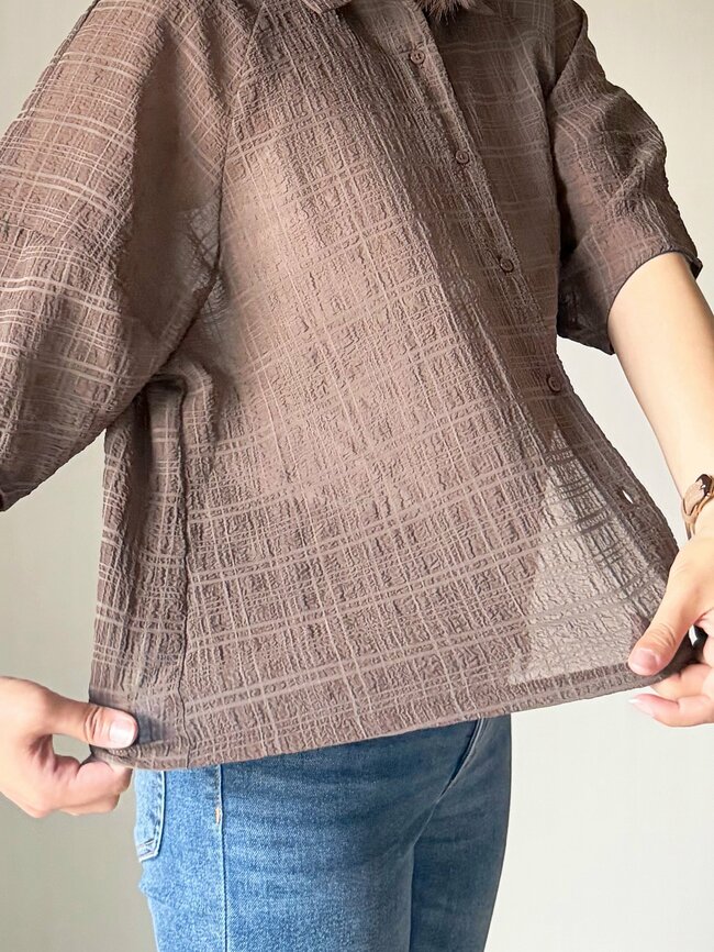 しまむらで見つけた“1639円トップス”→ぽわんとした袖が可愛すぎる！「サッと羽織るだけでオシャレ」