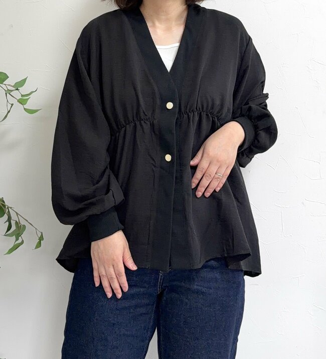 【しまむら】お尻がすっぽり隠せる！1639円の「ふんわりトップス」裾がふわっと広がってカワイイ！《購入レビュー》