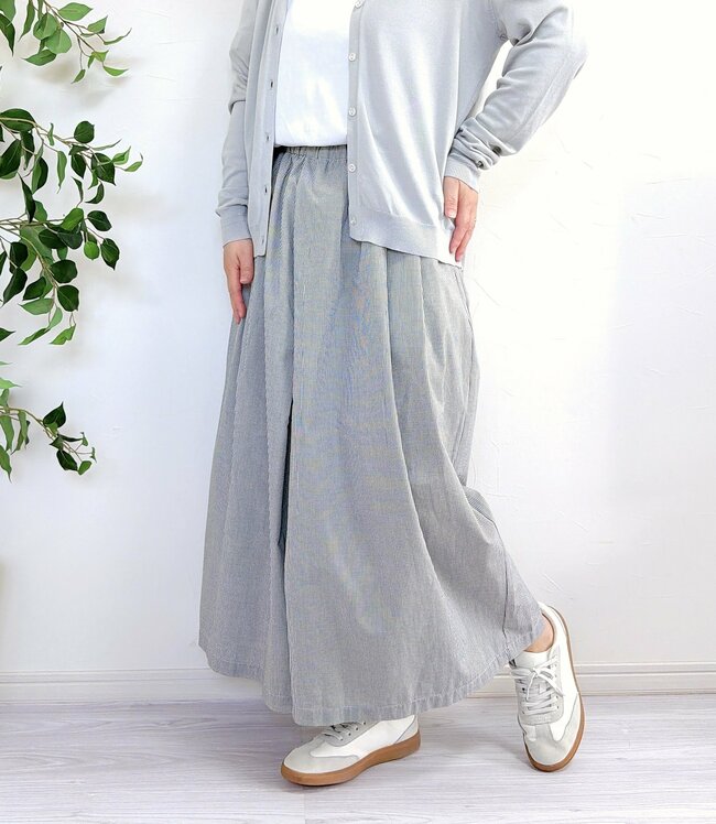 「即買いしました」無印良品の“スカートみたいなパンツ”が体型カバーできて楽ちん！「これからヘビロテ」「上品で可愛く見えます」