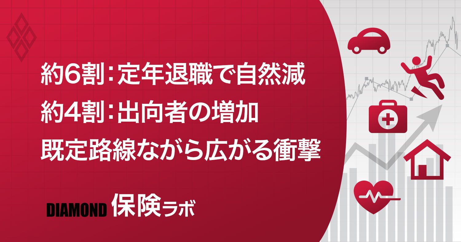 約6割は定年退職で自然減、約4割は出向者の増加、既定路線ながら広がる衝撃