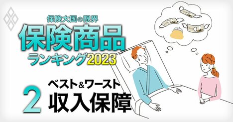 【収入保障保険ランキング2023】2位はなさく収入保障、1位は？「健康な人ほどお得」な商品に人気集中