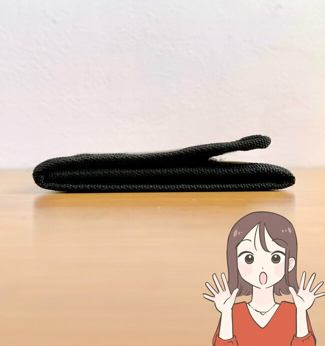 カードや診察券が28枚も入った…！セリアで見つけた「ぺたんこ財布」ガバッと開いて使いやすい！《購入レビュー》