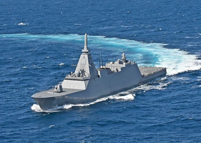 三菱重工業が建造する「もがみ」型護衛艦。（出典：海上自衛隊公式サイト）