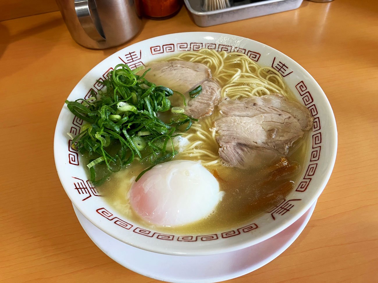 天天有(左京区)の中華そば(並)温玉付き