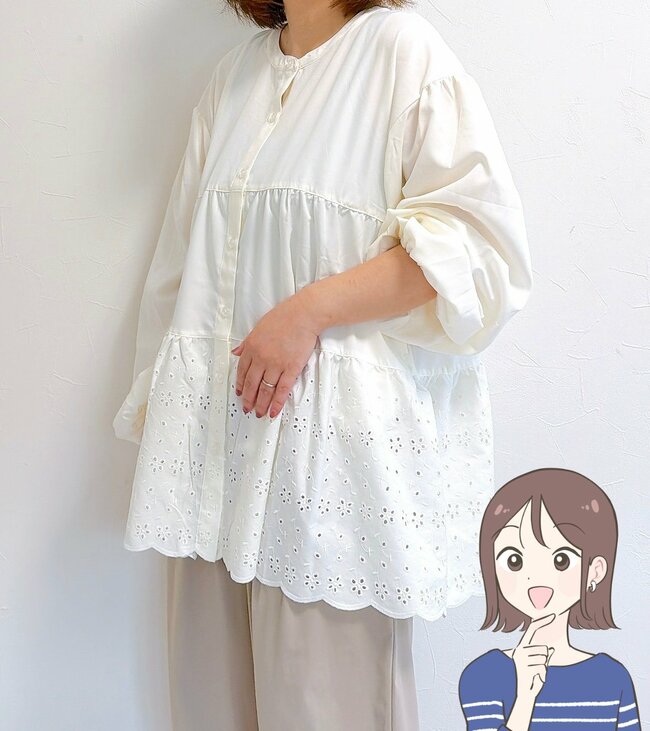 お尻まで隠せて嬉しい!ワークマンの「ふんわりブラウス」秋の羽織りにもぴったりです!《購入レビュー》