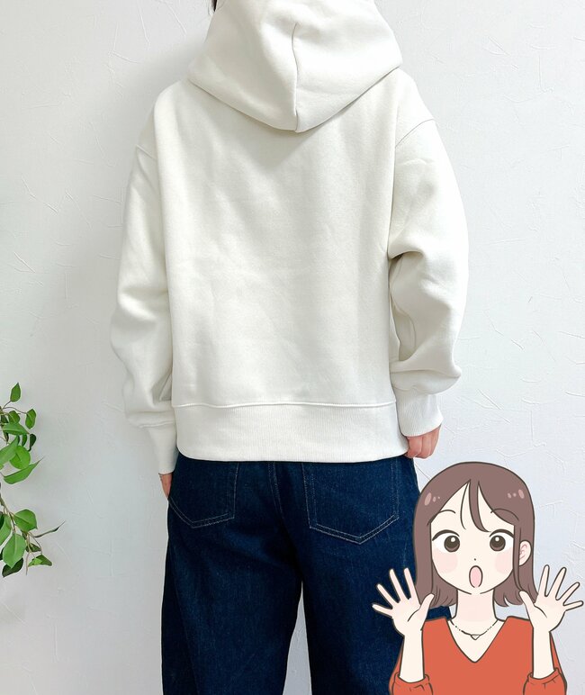 すぽんと着るだけで可愛い！GUの“ぽかぽかパーカー”脚長効果がバツグンなんです！「可愛いと褒められました！」「スタイルが良く見えます」