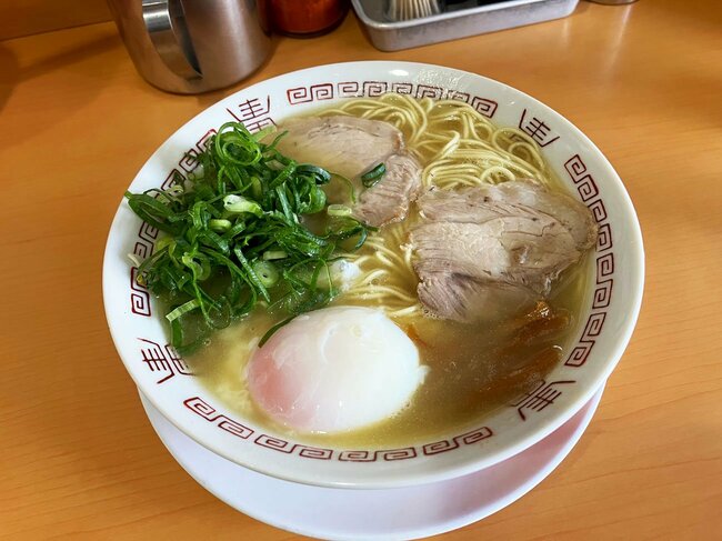 天天有(左京区)の中華そば(並)温玉付き